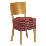 Chicago Soft Oak Restaurant Chair with Deep Padded Seat
